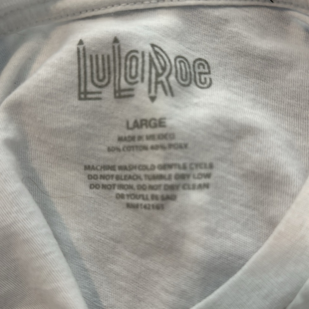 Large Lularoe Halloween Rocker Tee. - Picture 3 of 4